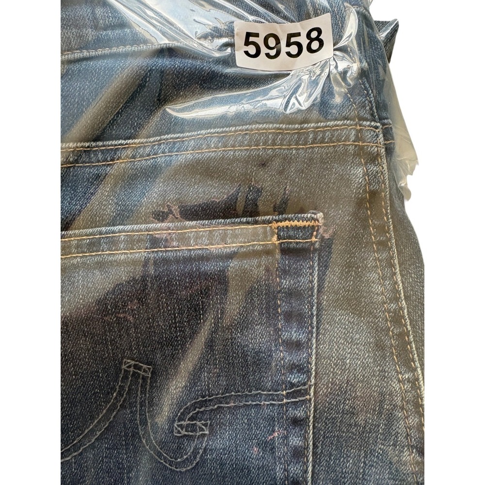 AG‎ Adriano Goldschmied Stevie Slim Straight Jeans Women 26 Blue Denim High Rise - Picture 7 of 7
